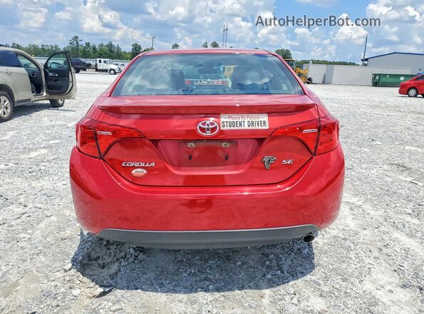 5YFBURHE6HP731261 2017 TOYOTA COROLLA Красный Вид сзади
