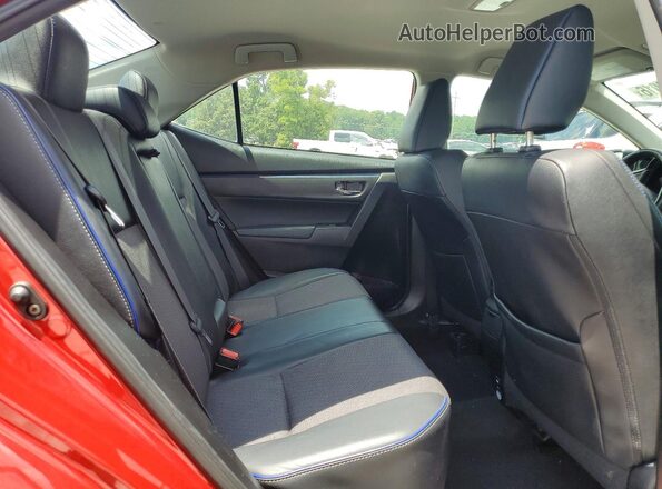 5YFBURHE6HP731261 2017 TOYOTA COROLLA Красный Вид задних сидений