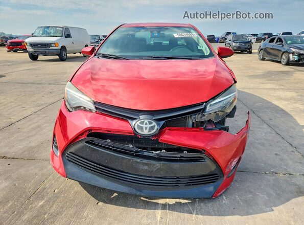5YFBURHE6KP892474 2019 TOYOTA COROLLA Red Widok z przodu