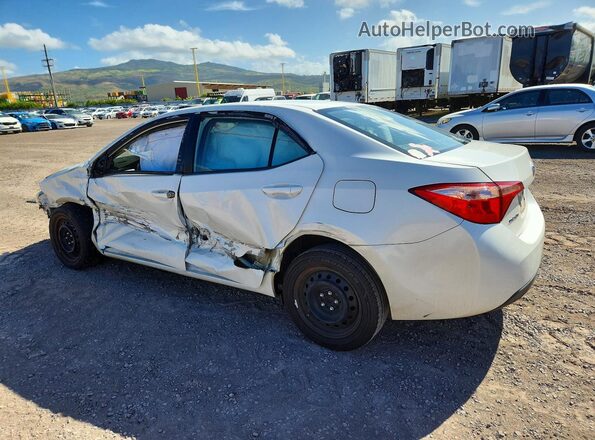 5YFBURHE6KP922251 2019 TOYOTA COROLLA Белый Задняя левая четверть
