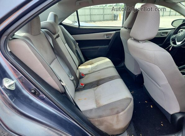 5YFBURHE6KP939115 2019 TOYOTA COROLLA Blue Rear seats view