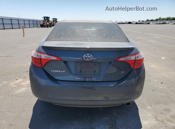 5YFBURHE7GP420193 2016 TOYOTA COROLLA Серый Вид сзади