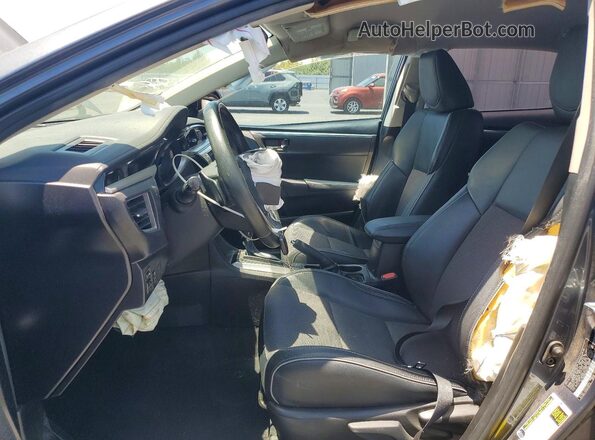 5YFBURHE7GP420193 2016 TOYOTA COROLLA Серый Вид салона спереди