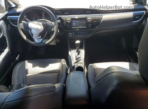 5YFBURHE7GP420193 2016 TOYOTA COROLLA Серый Вид панели приборов