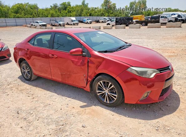 5YFBURHE7GP425913 2016 TOYOTA COROLLA Red Передня права чверть