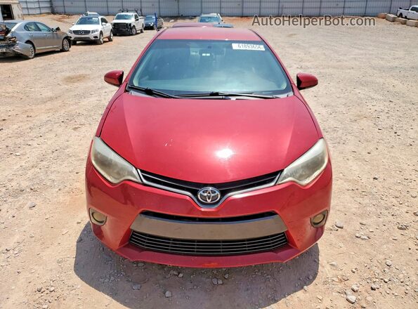 5YFBURHE7GP425913 2016 TOYOTA COROLLA Red Вид спереду