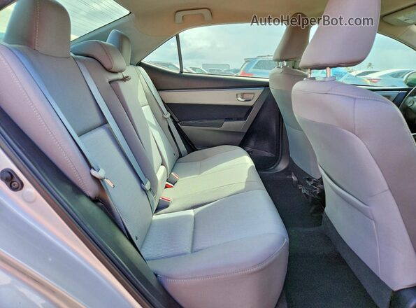 5YFBURHE7GP473802 2016 TOYOTA COROLLA Серебряный Вид задних сидений