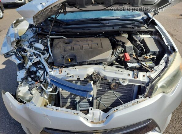 5YFBURHE7GP473802 2016 TOYOTA COROLLA Серебряный Вид задней части салона