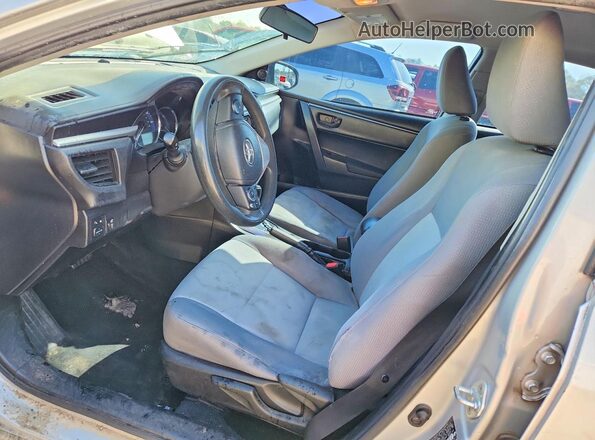 5YFBURHE7GP532041 2016 TOYOTA COROLLA Серый Вид салона спереди