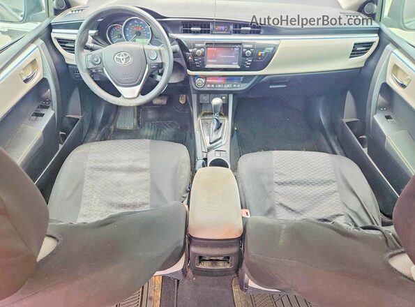 5YFBURHE7GP543475 2016 TOYOTA COROLLA Charcoal Dashboard view