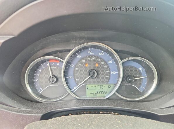 5YFBURHE7GP543475 2016 TOYOTA COROLLA Charcoal Instrument cluster view