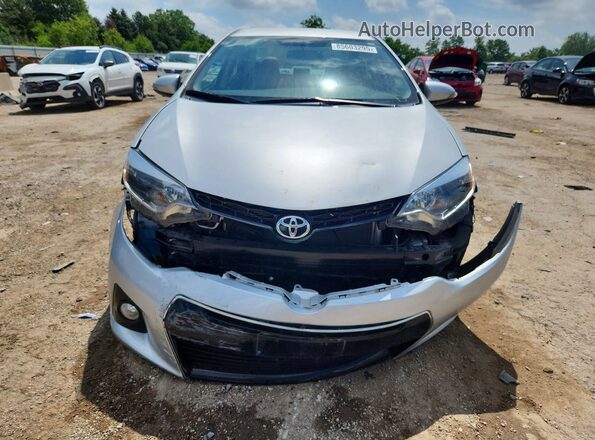 5YFBURHE7GP545193 2016 TOYOTA COROLLA Silver Widok z przodu