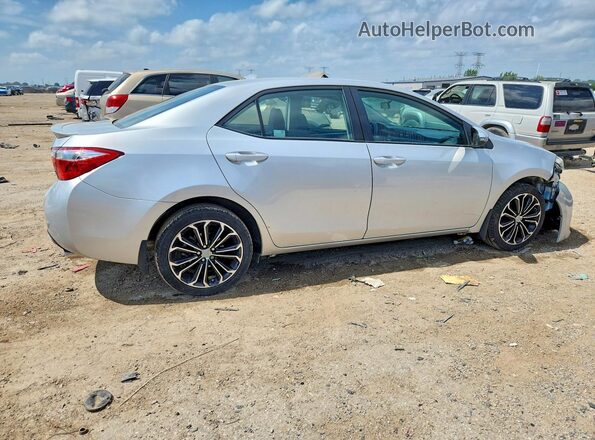 5YFBURHE7GP545193 2016 TOYOTA COROLLA Silver Tył prawy