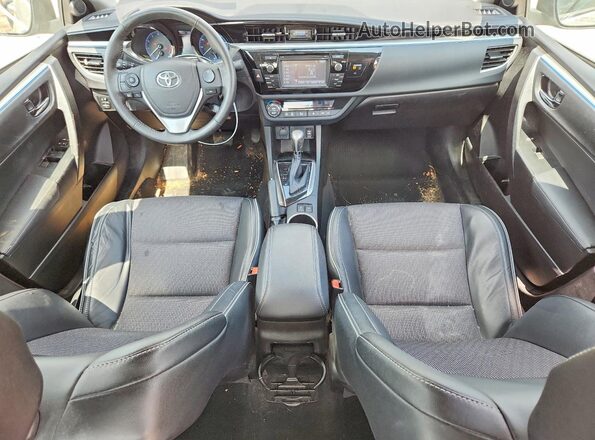 5YFBURHE7GP545193 2016 TOYOTA COROLLA Silver Widok deski rozdzielczej