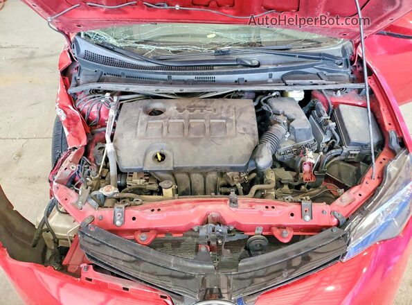 5YFBURHE7JP783696 2018 TOYOTA COROLLA Red Widok wnętrza z tyłu
