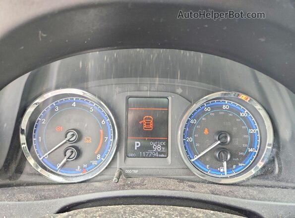 5YFBURHE7KP877644 2019 TOYOTA COROLLA Black Widok zestawu wskaźników
