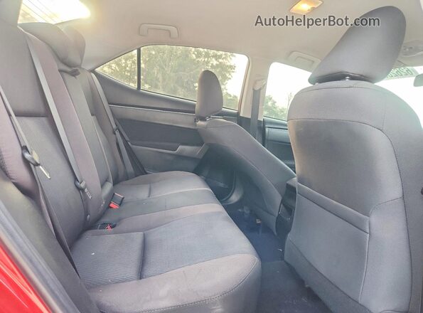 5YFBURHE7KP926812 2019 TOYOTA COROLLA Red Vista de los asientos traseros