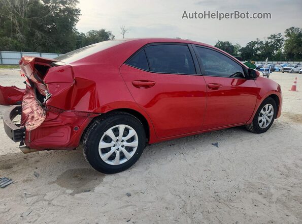 5YFBURHE7KP926812 2019 TOYOTA COROLLA Red Trasero derecho