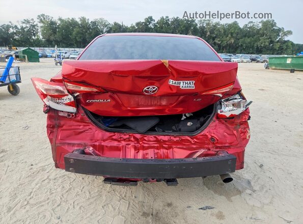 5YFBURHE7KP926812 2019 TOYOTA COROLLA Red Vista trasera