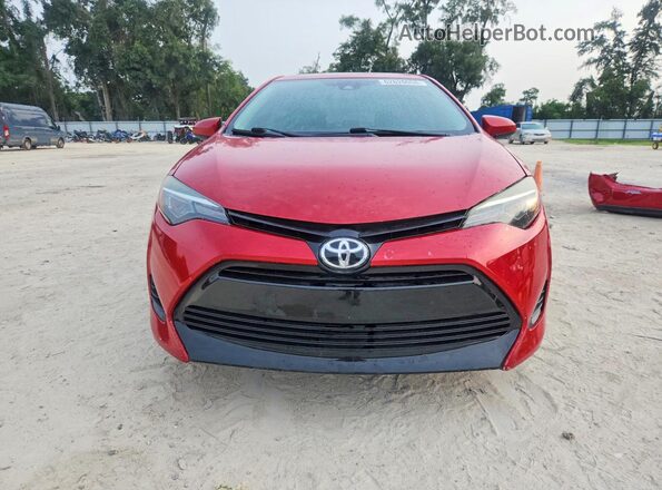 5YFBURHE7KP926812 2019 TOYOTA COROLLA Red Vista frontal