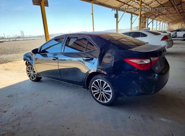 5YFBURHE8GP407453 2016 TOYOTA COROLLA Black Tył prawy
