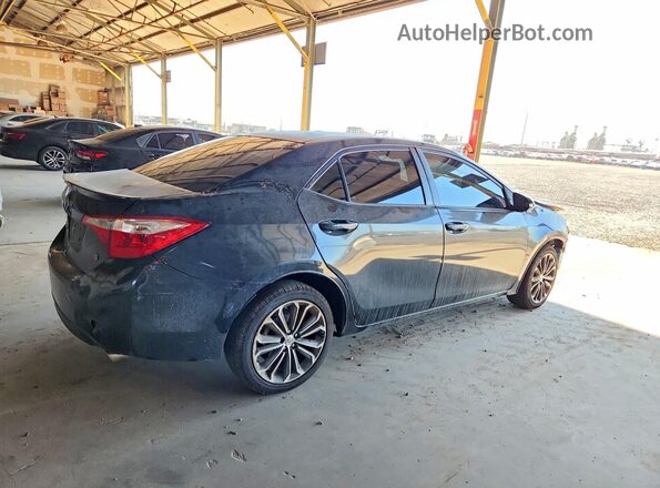 5YFBURHE8GP407453 2016 TOYOTA COROLLA Black Przód prawy