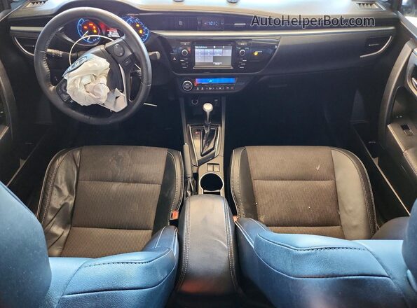 5YFBURHE8GP407453 2016 TOYOTA COROLLA Black Widok zestawu wskaźników