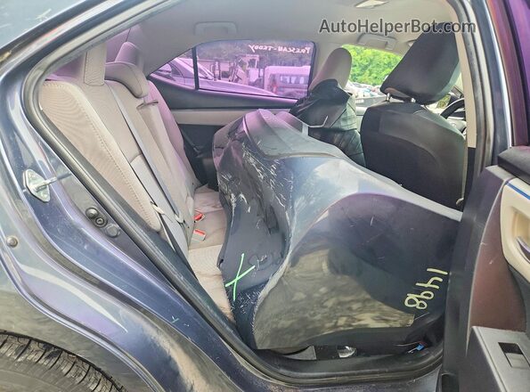 5YFBURHE8GP409901 2016 TOYOTA COROLLA Gray Widok tylnych siedzeń
