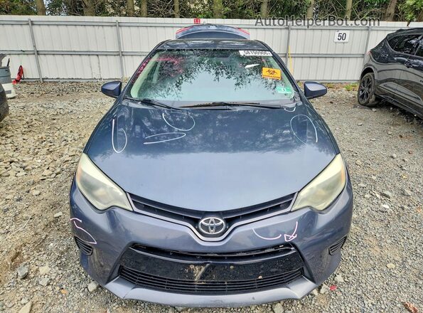 5YFBURHE8GP409901 2016 TOYOTA COROLLA Gray Widok z przodu