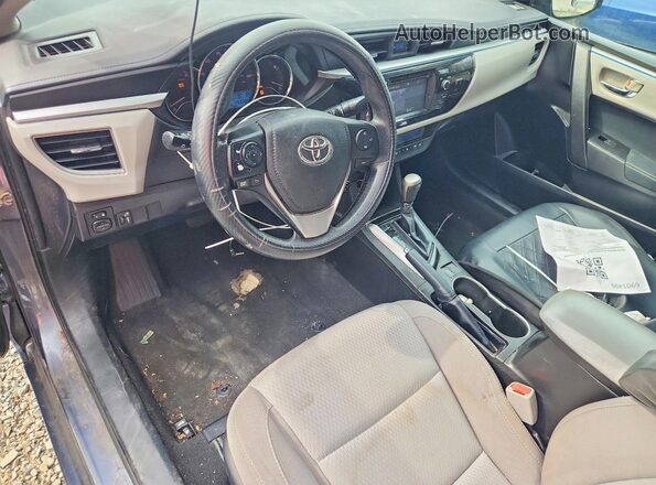 5YFBURHE8GP409901 2016 TOYOTA COROLLA Gray Widok deski rozdzielczej