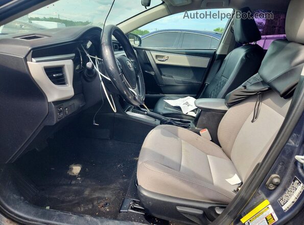 5YFBURHE8GP409901 2016 TOYOTA COROLLA Gray Widok wnętrza z przodu