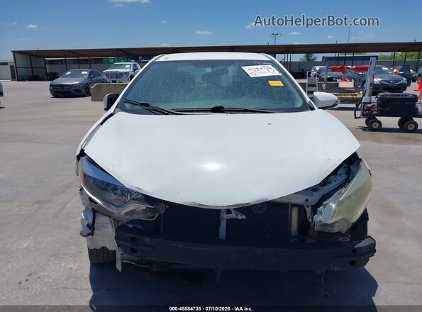 5YFBURHE8GP412152 2016 TOYOTA COROLLA Белый Вид задней части салона