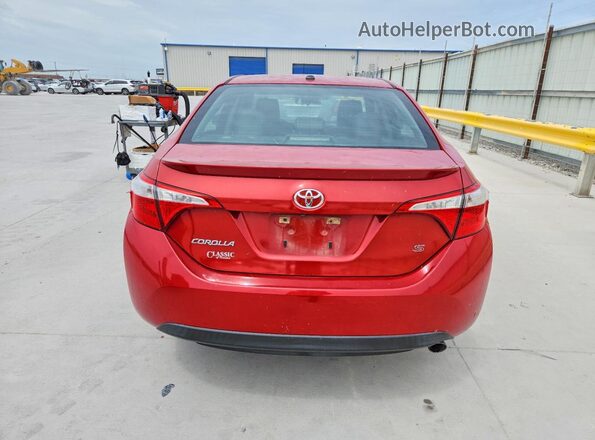 5YFBURHE8GP423829 2016 TOYOTA COROLLA Red Vista trasera