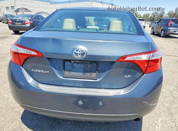 5YFBURHE8GP430831 2016 TOYOTA COROLLA Gray Widok z tyłu