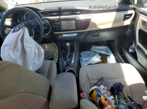5YFBURHE8GP430831 2016 TOYOTA COROLLA Gray Widok deski rozdzielczej