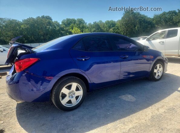 5YFBURHE8KP880228 2019 TOYOTA COROLLA Blue Rear right