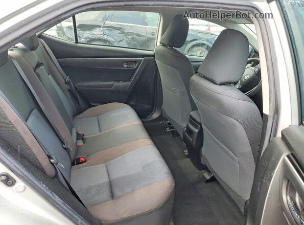 5YFBURHE8KP945952 2019 TOYOTA COROLLA Silver Հետևի նստատեղերի տեսք