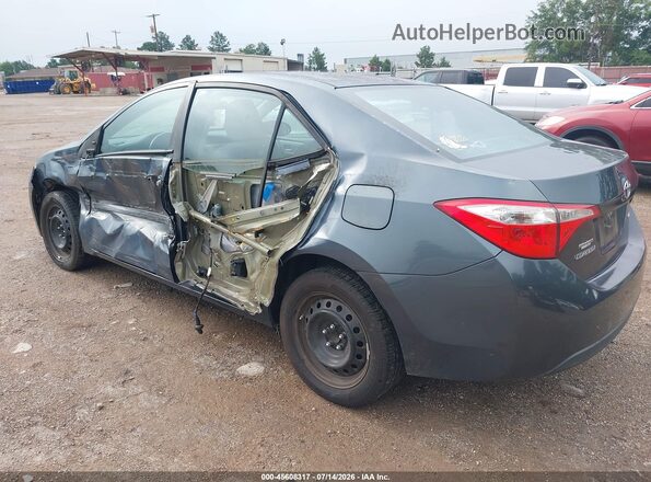 5YFBURHE9GP426786 2016 TOYOTA COROLLA Gray Tył lewy
