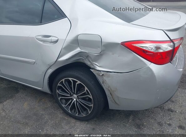5YFBURHE9GP441918 2016 TOYOTA COROLLA Silver Widok z przodu