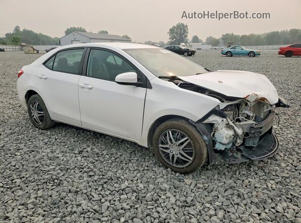 5YFBURHE9GP477530 2016 TOYOTA COROLLA Белый Передняя правая четверть