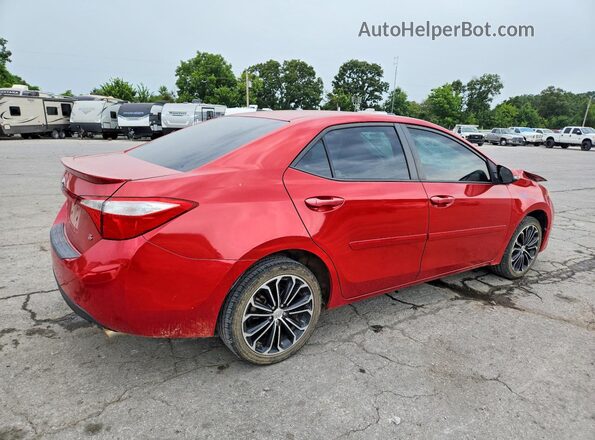 5YFBURHE9GP481982 2016 TOYOTA COROLLA Red Հետևի աջ
