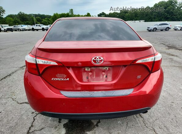 5YFBURHE9GP481982 2016 TOYOTA COROLLA Red Հետևի տեսք