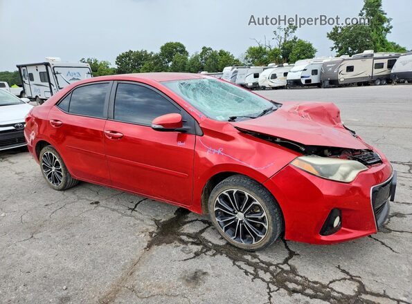 5YFBURHE9GP481982 2016 TOYOTA COROLLA Red Առջևի աջ