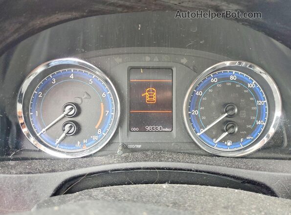5YFBURHE9HP717807 2017 TOYOTA COROLLA Black Вид щитка приладів