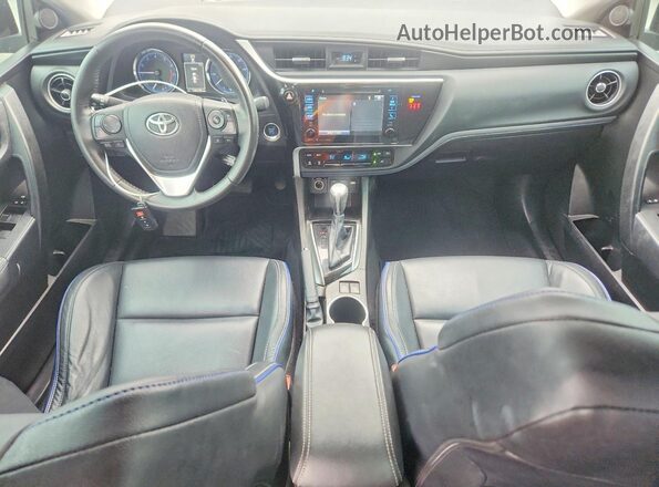 5YFBURHE9KP856875 2019 TOYOTA COROLLA Gray Առջևի վահանակի տեսք