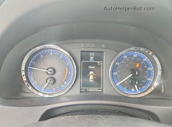 5YFBURHE9KP856875 2019 TOYOTA COROLLA Gray Սարքավորումների վահանակի տեսք