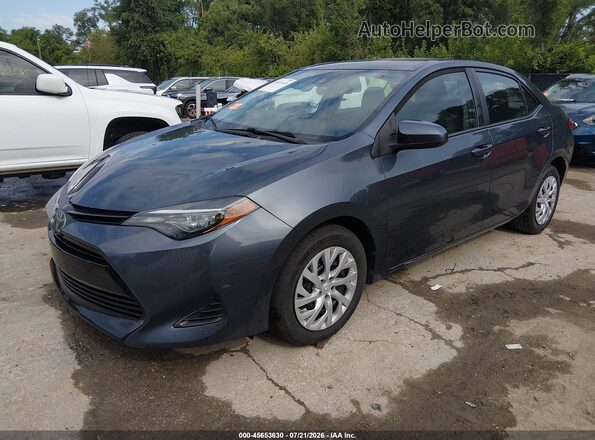 5YFBURHE9KP914015 2019 TOYOTA COROLLA Синий Передняя левая четверть