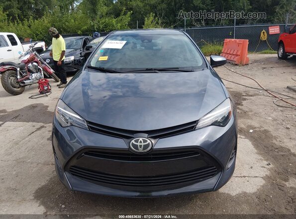 5YFBURHE9KP914015 2019 TOYOTA COROLLA Синий Вид щитка приборов