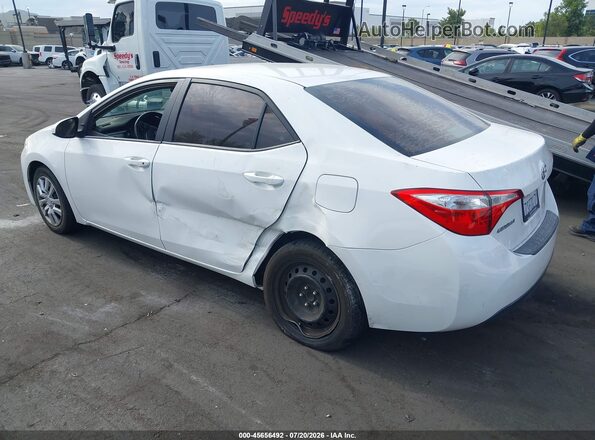 5YFBURHEXGP382278 2016 TOYOTA COROLLA White Rear left