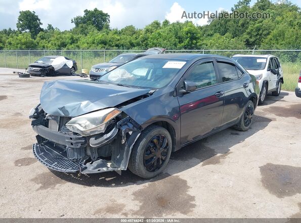 5YFBURHEXGP382720 2016 TOYOTA COROLLA Blue Առջևի ձախ երեք քառորդ տեսարան